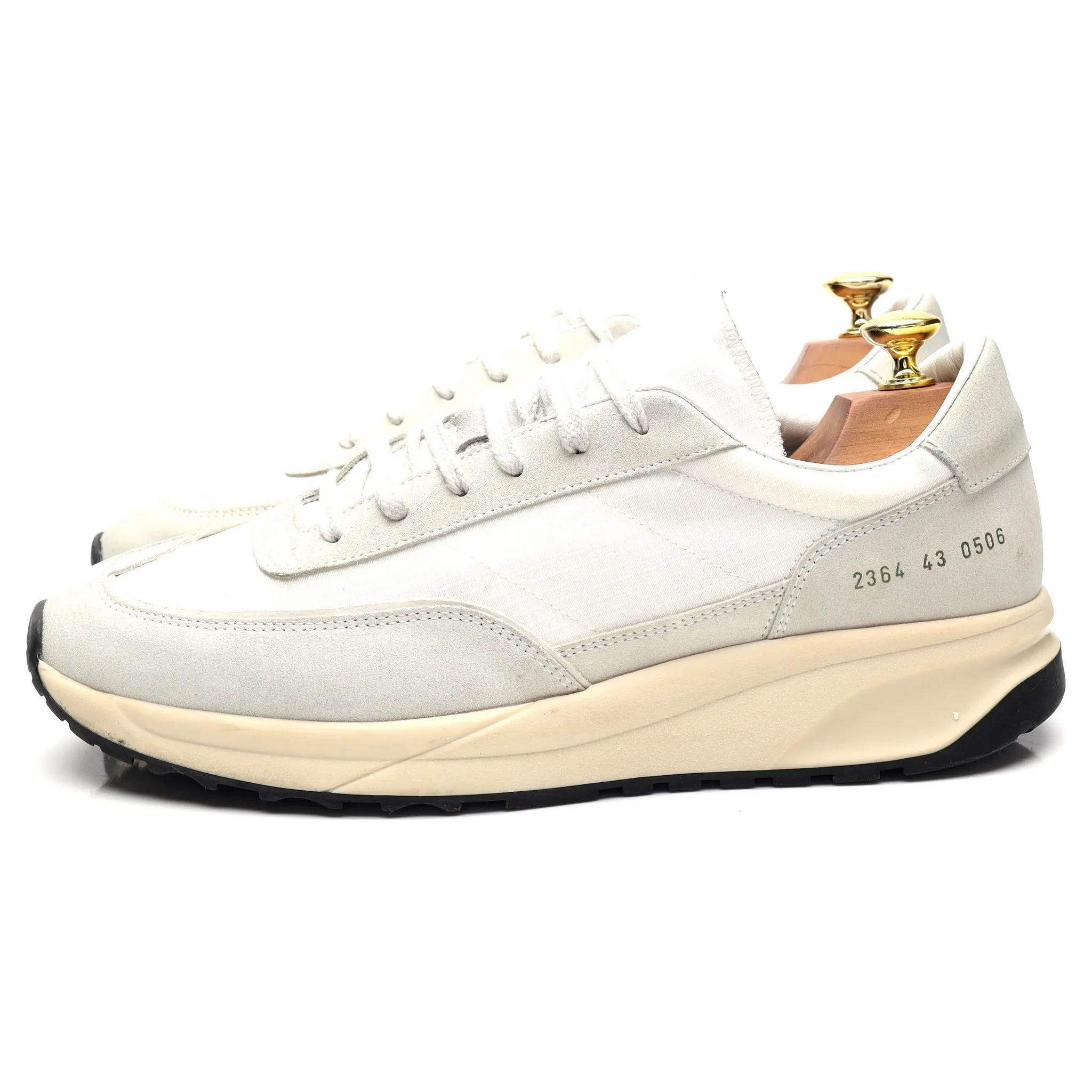 'Track 80' White Sneaker UK 9 EU 43