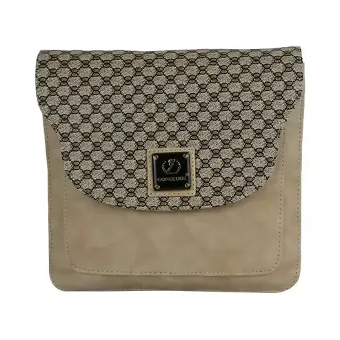Trendy Grey Women's Sling Bag – Travel-Ready & Stylish (Beige)