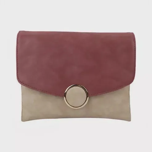 Trendy Women's Sling Bag with comfort (Pink Beige)