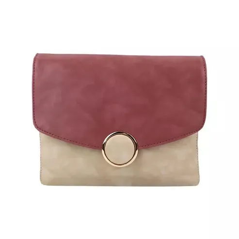 Trendy Women's Sling Bag with comfort (Pink Beige)