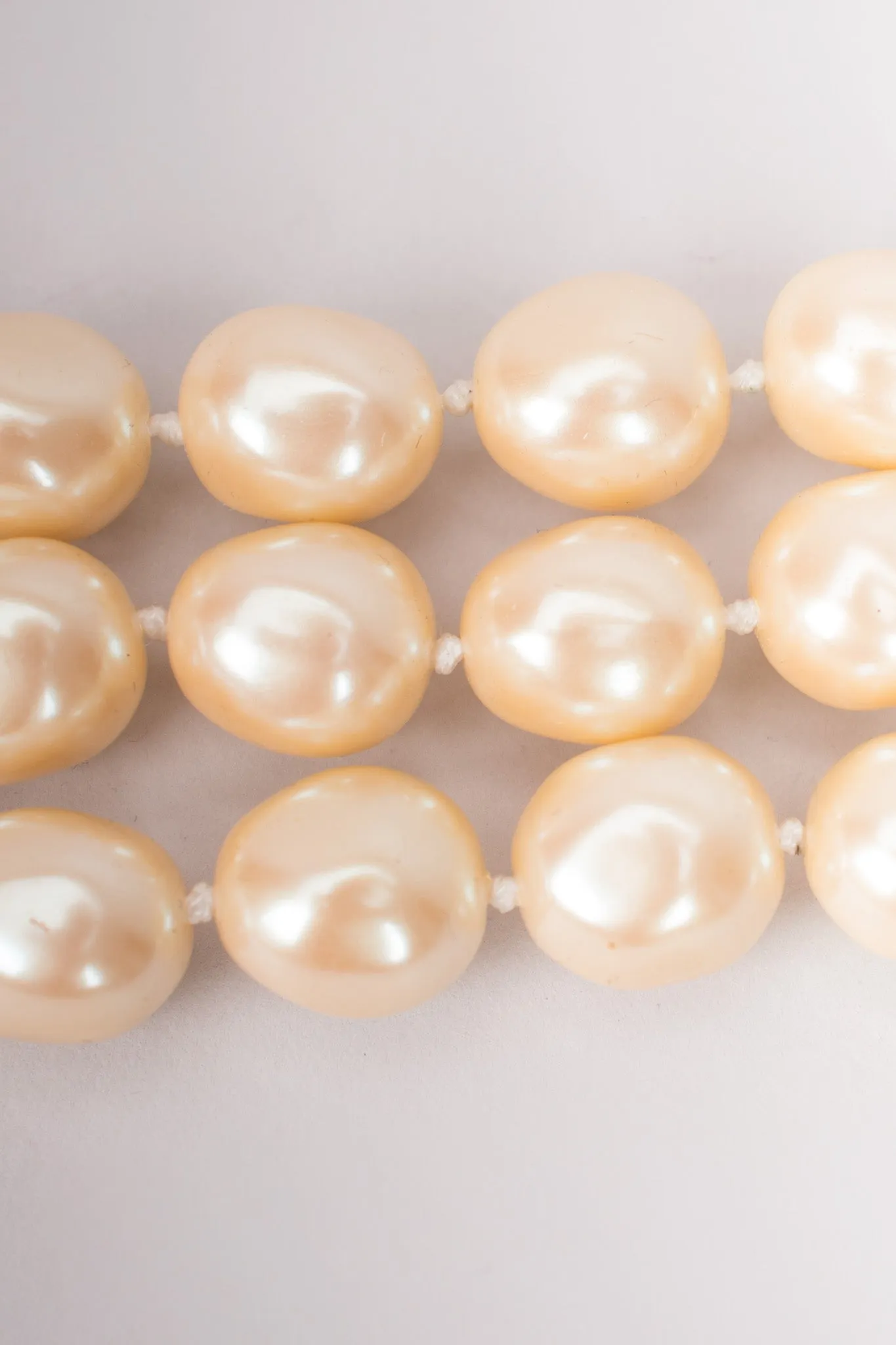 Triple Strand Pearl Choker