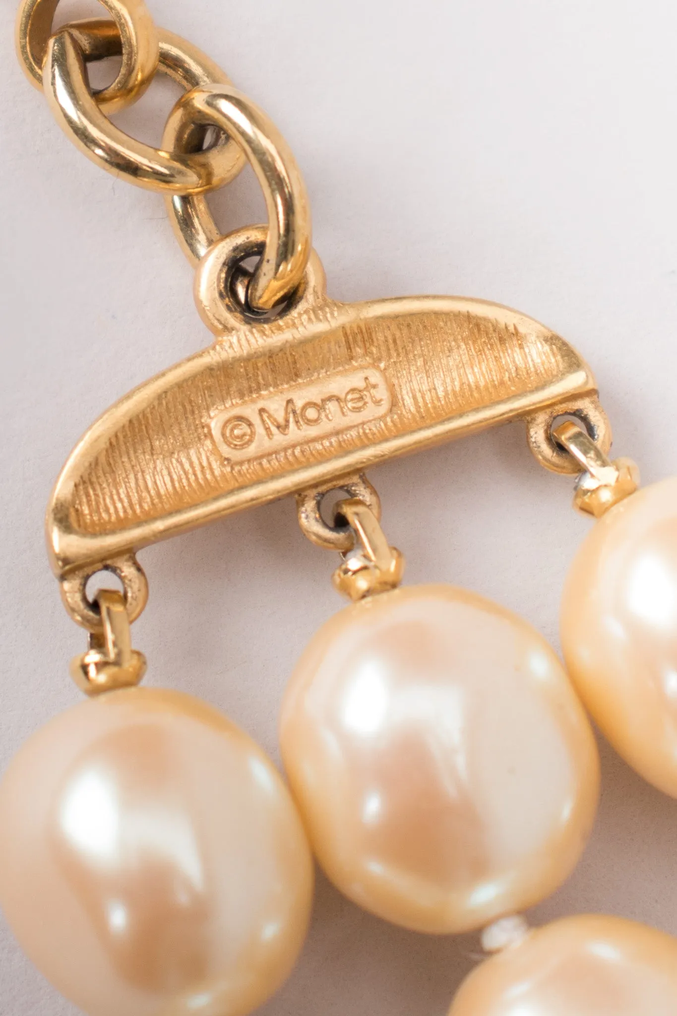 Triple Strand Pearl Choker