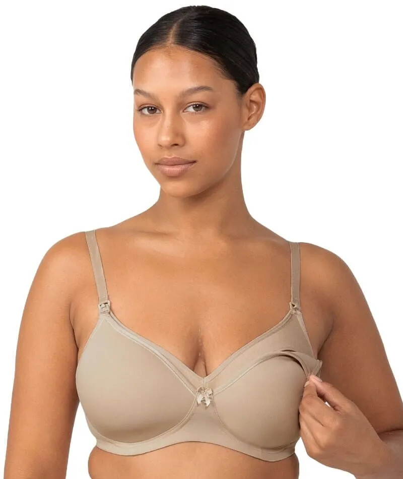 Triumph Mamabel Smooth Wire-free Maternity Bra 2 Pack - Black/Nude