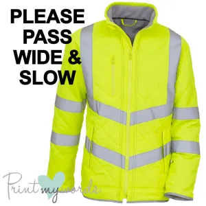 Unisex Hi Vis Kensington Jacket - PLEASE PASS WIDE AND SLOW