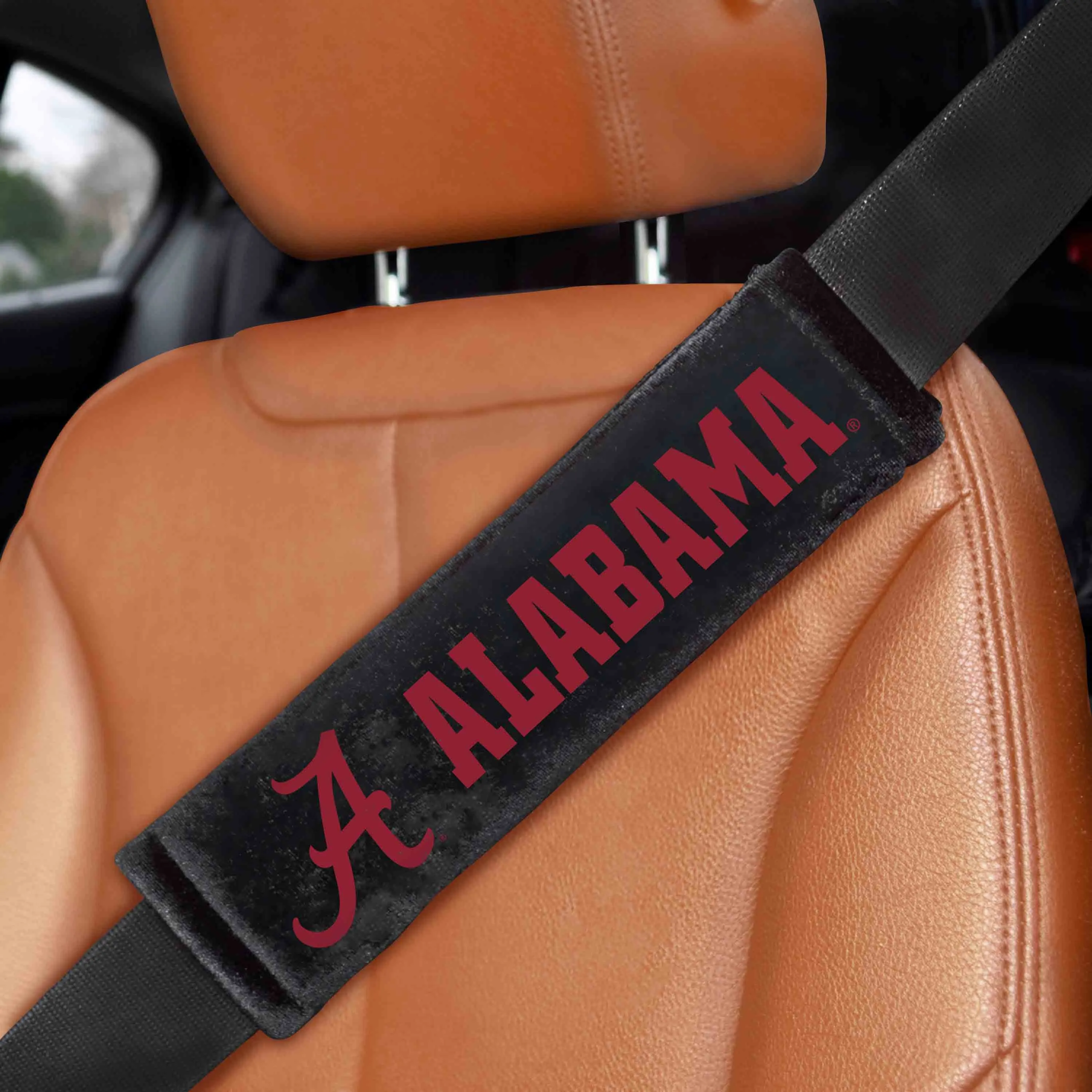 University of Alabama Embroidered Seatbelt Pad - Pair