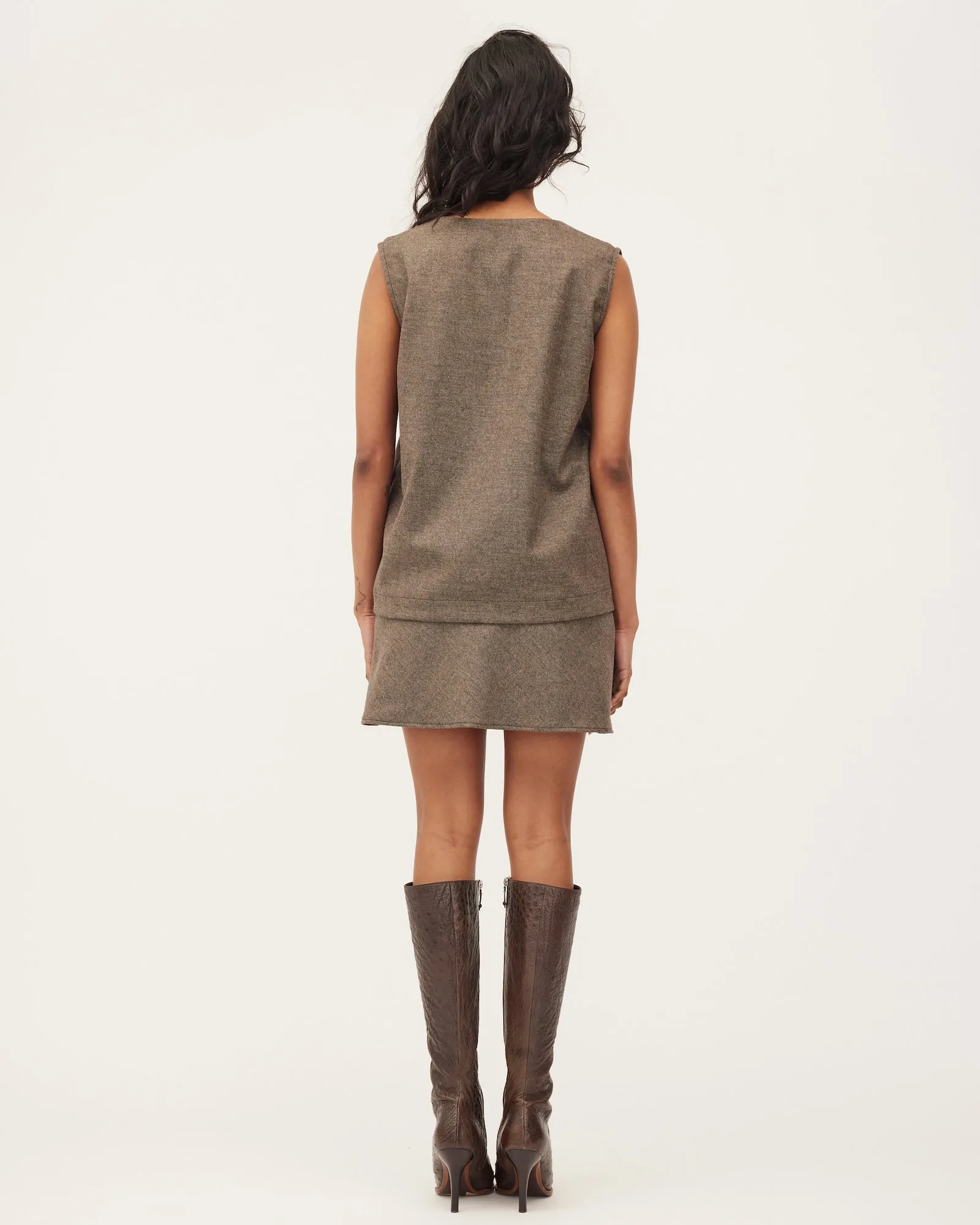 Valerie Vest  | Biscuit Wool
