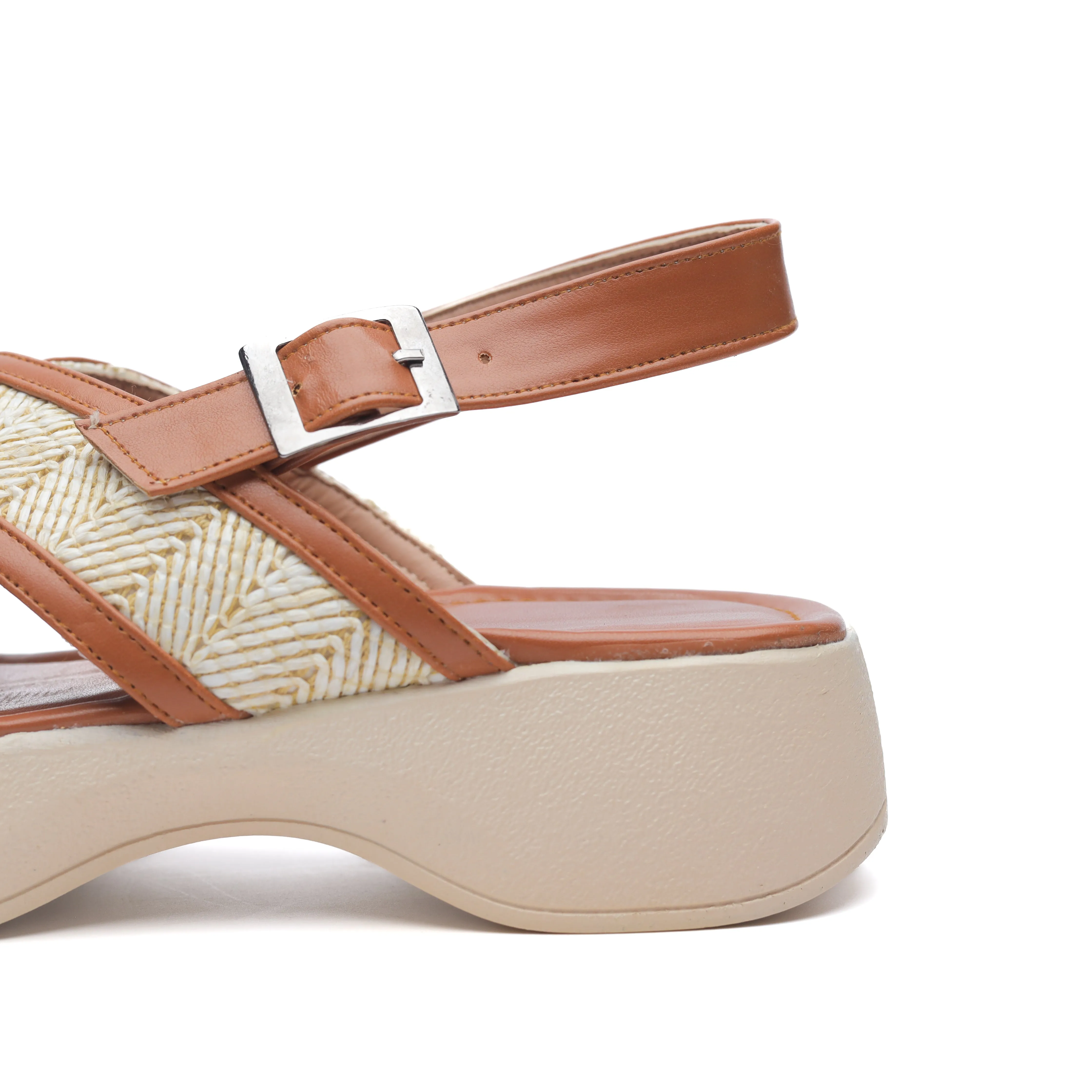 VelvetDream Burlap Havane Slides