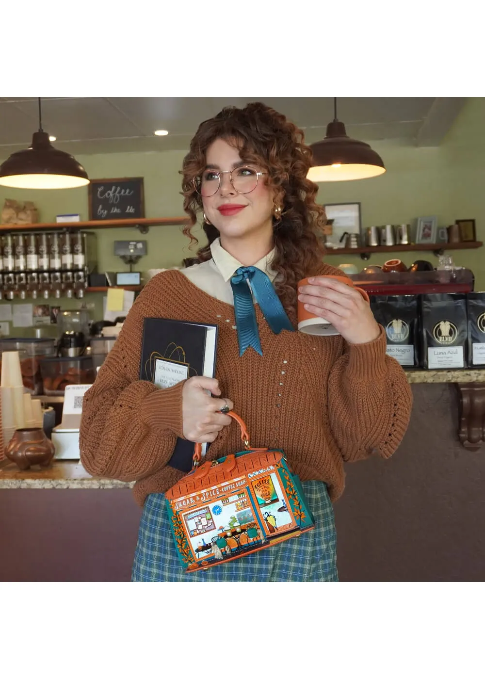 Vendula London Sugar and Spice Coffee Shop Hollis Bag
