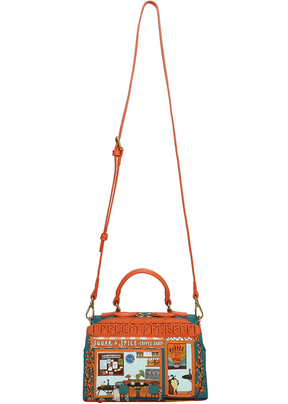 Vendula London Sugar and Spice Coffee Shop Hollis Bag