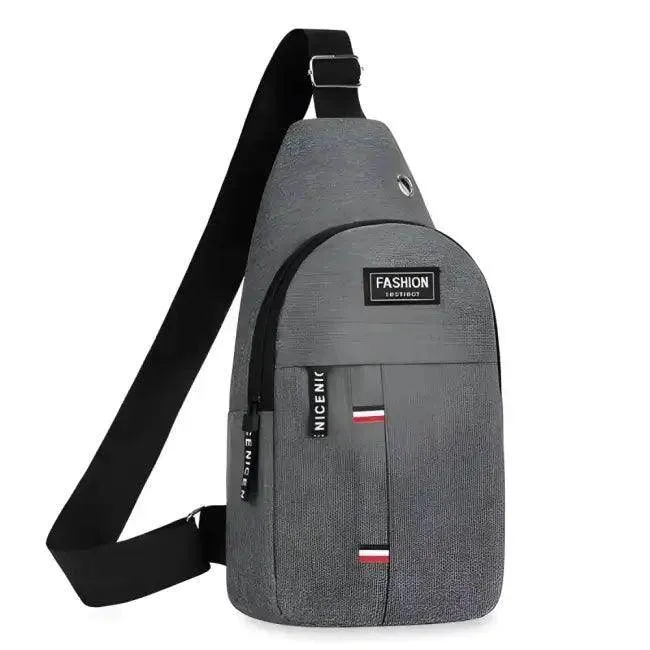Versatile Gray and Black Sling Bags for Men’s Crossbody Fashion