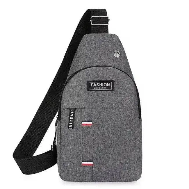 Versatile Gray and Black Sling Bags for Men’s Crossbody Fashion