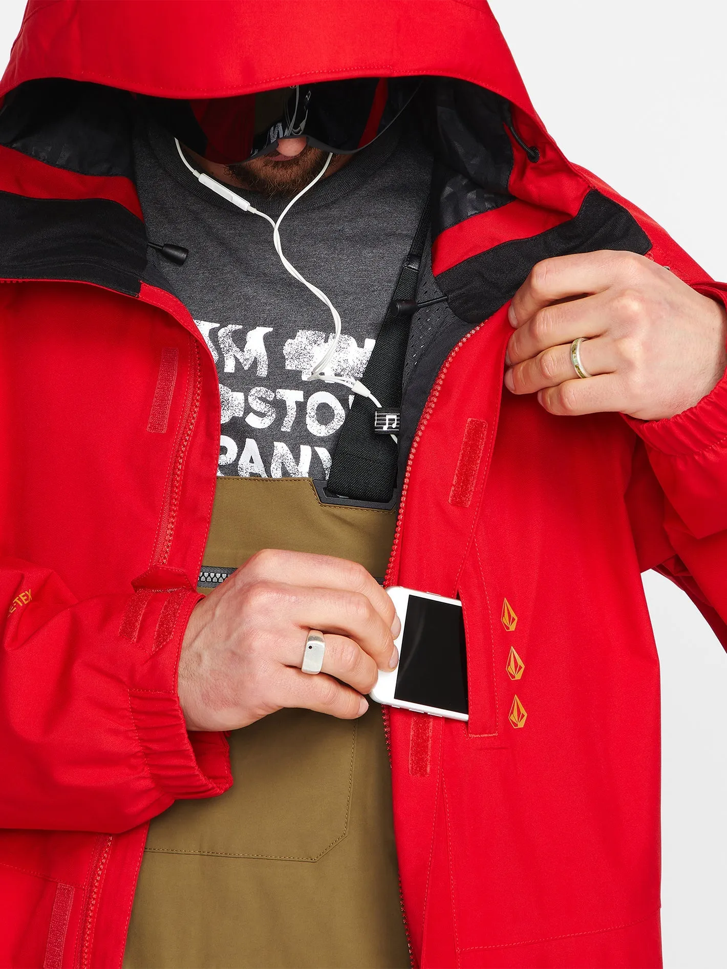 Veste de snow Dua Insulated Gore-Tex - Red