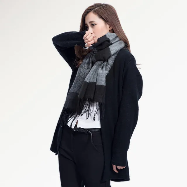 [VIANOSI] Fashion Brand Winter Scarf Women Designer Pashmina Shawls and Scarves Soft Foulard Bufandas VS063