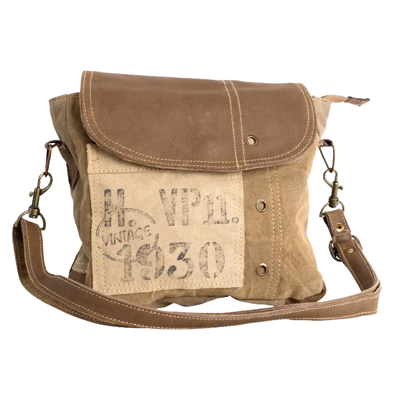 Vintage 1930 Leather Strap Crossbody
