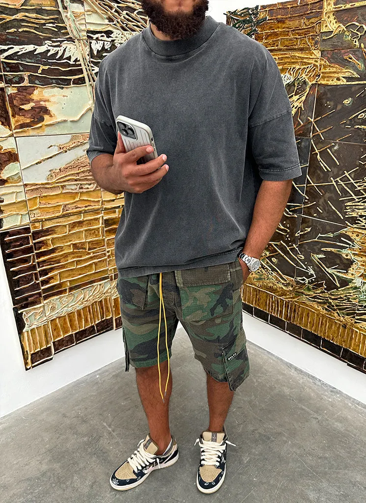 Vintage 4 Pocket Cargo Shorts - Camo