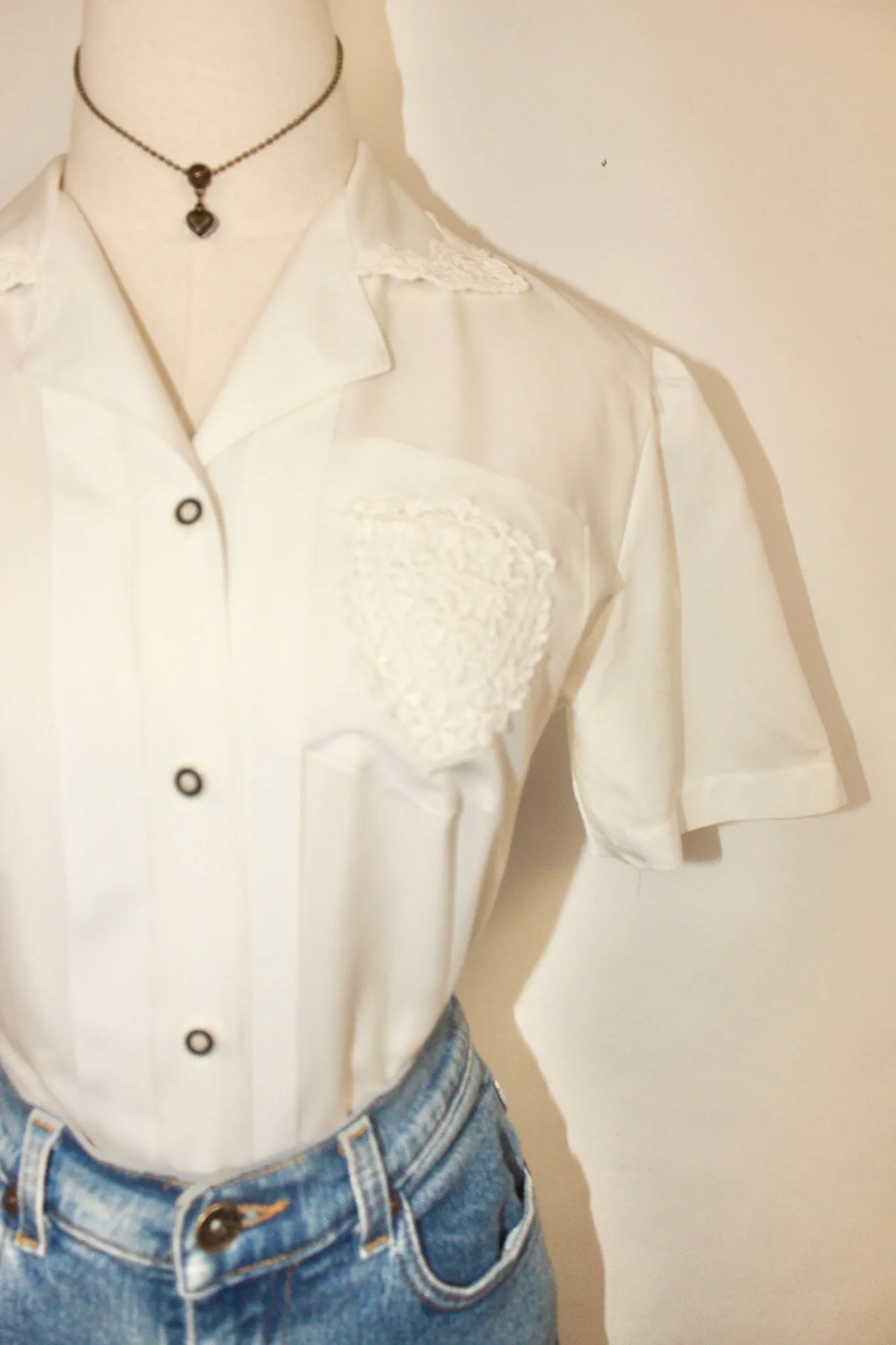 Vintage 90s Edwardian Top (S)
