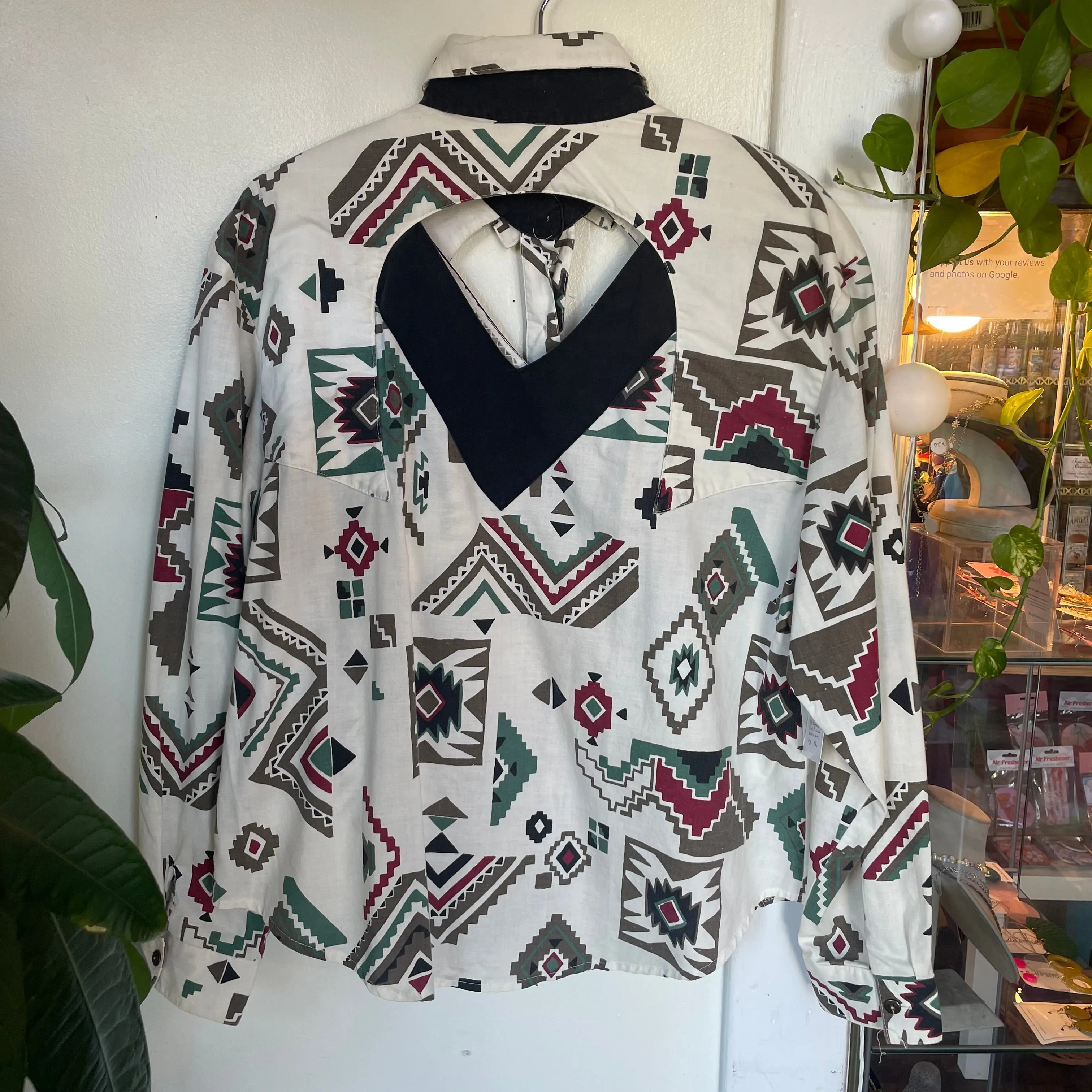 Vintage 90s Rough Rider by Circle T western Blouse  //  (HT2429)