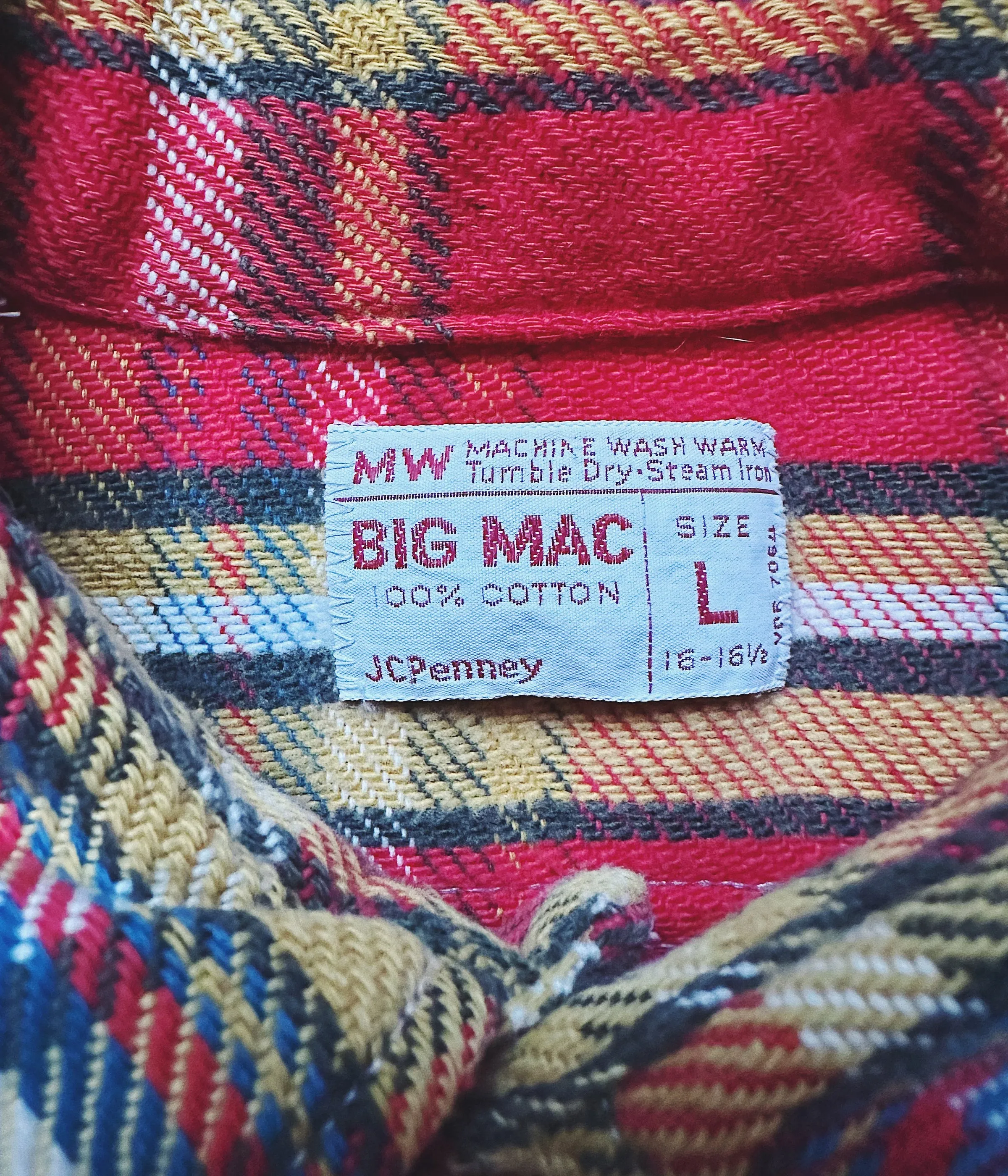 Vintage Big Mac Flannel Shirt – Large