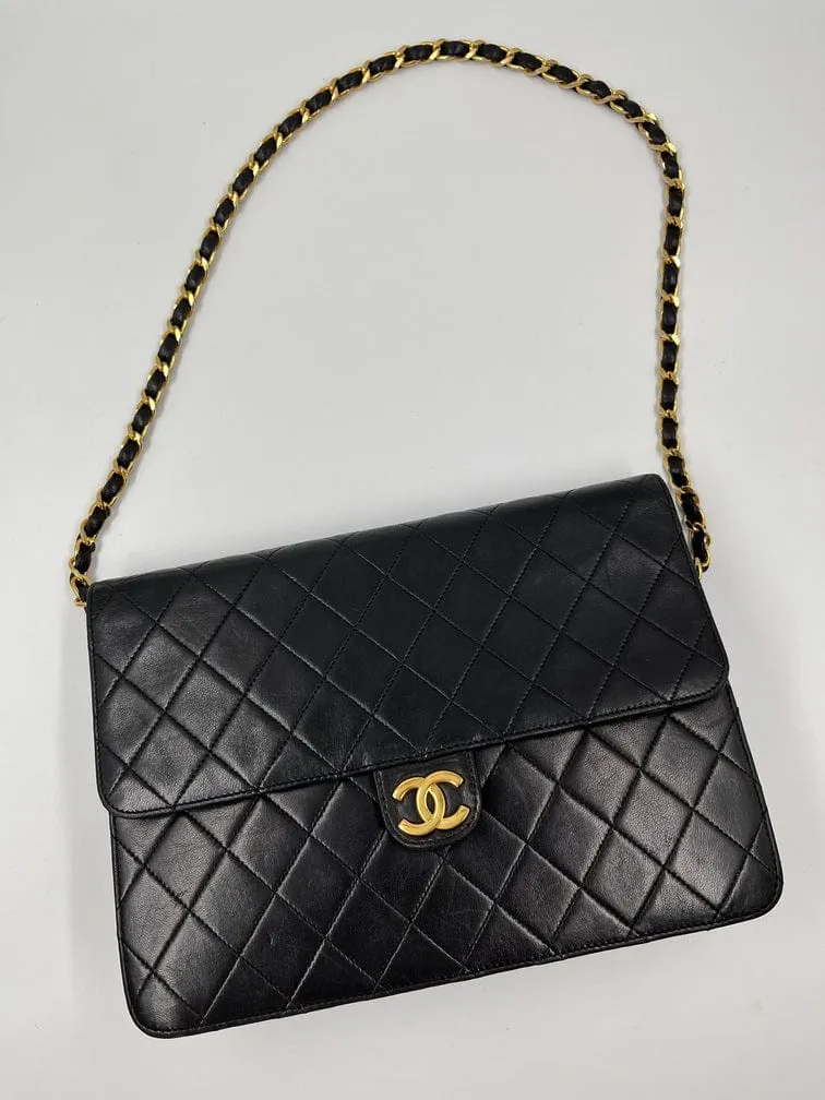 Vintage Black Chanel Flap Bag