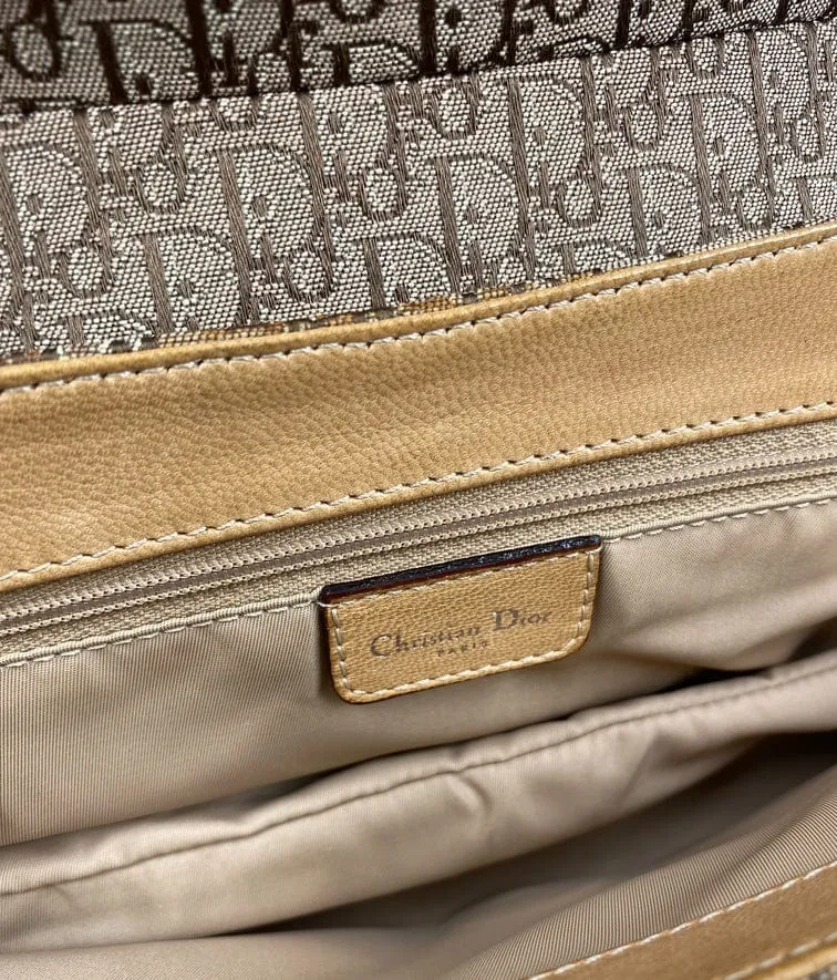 Vintage Dior Tan Oblique Bag