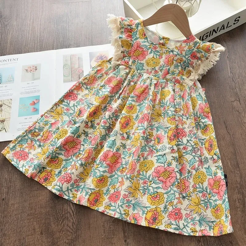 Vintage flowers Toddler Dress