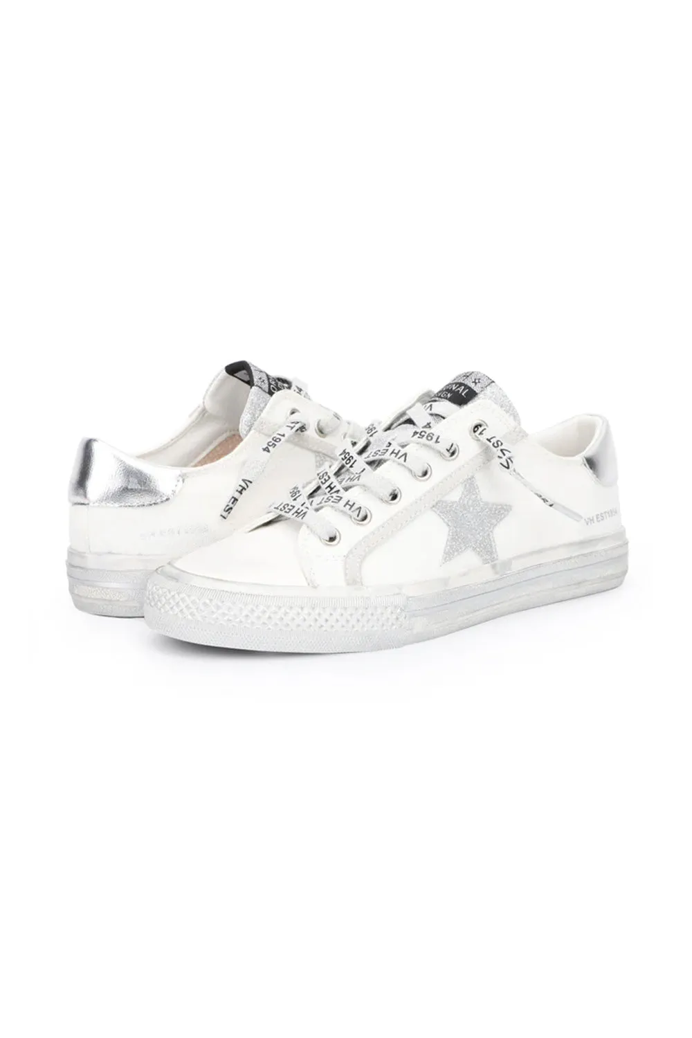 Vintage Havana Alive Star Sneakers for Women in White/Silver | 1921