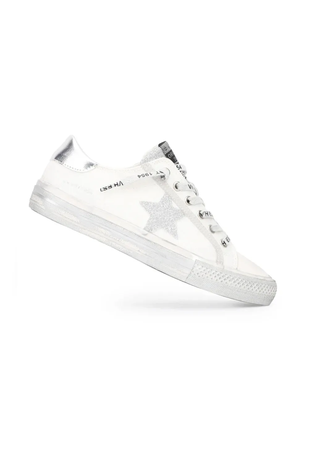 Vintage Havana Alive Star Sneakers for Women in White/Silver | 1921