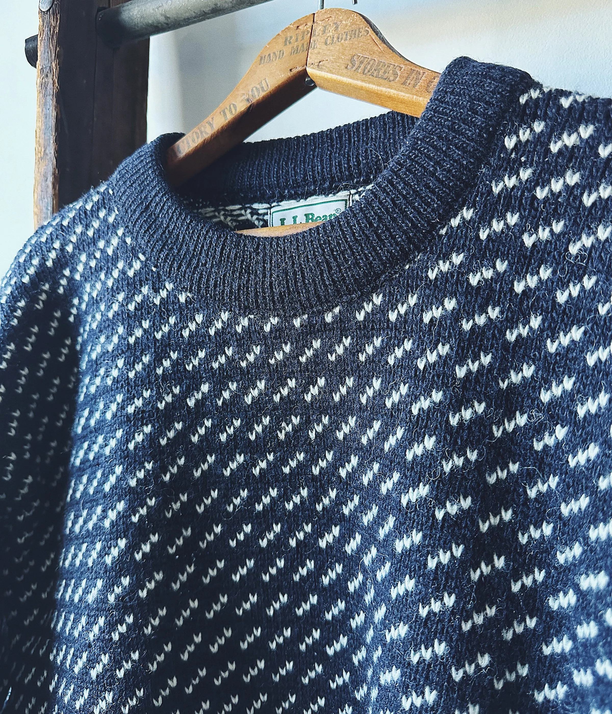 Vintage L.L.Bean Norwegian Sweater – Large