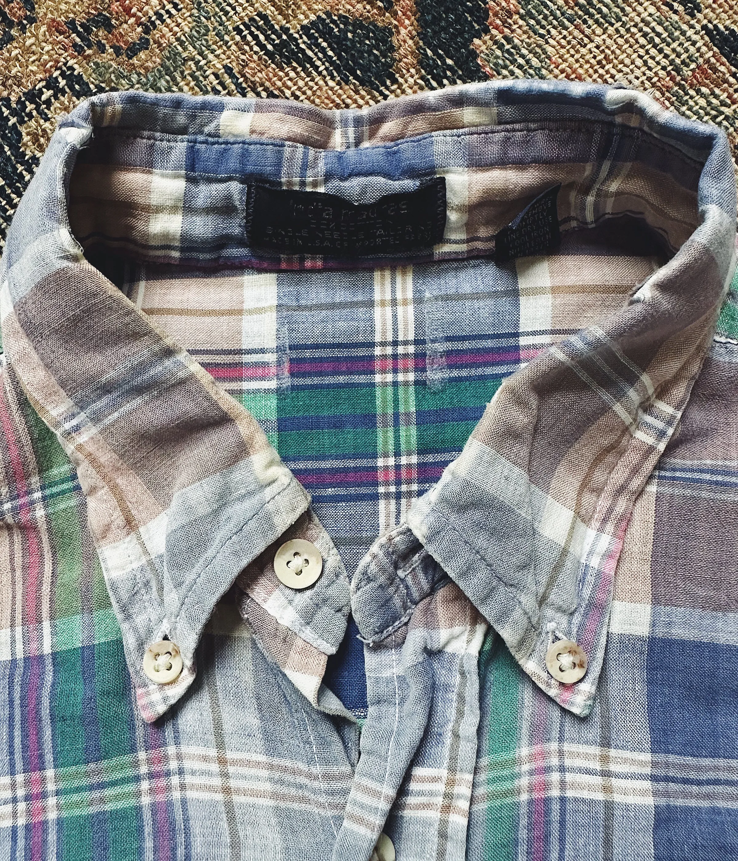 Vintage Madras Shirt