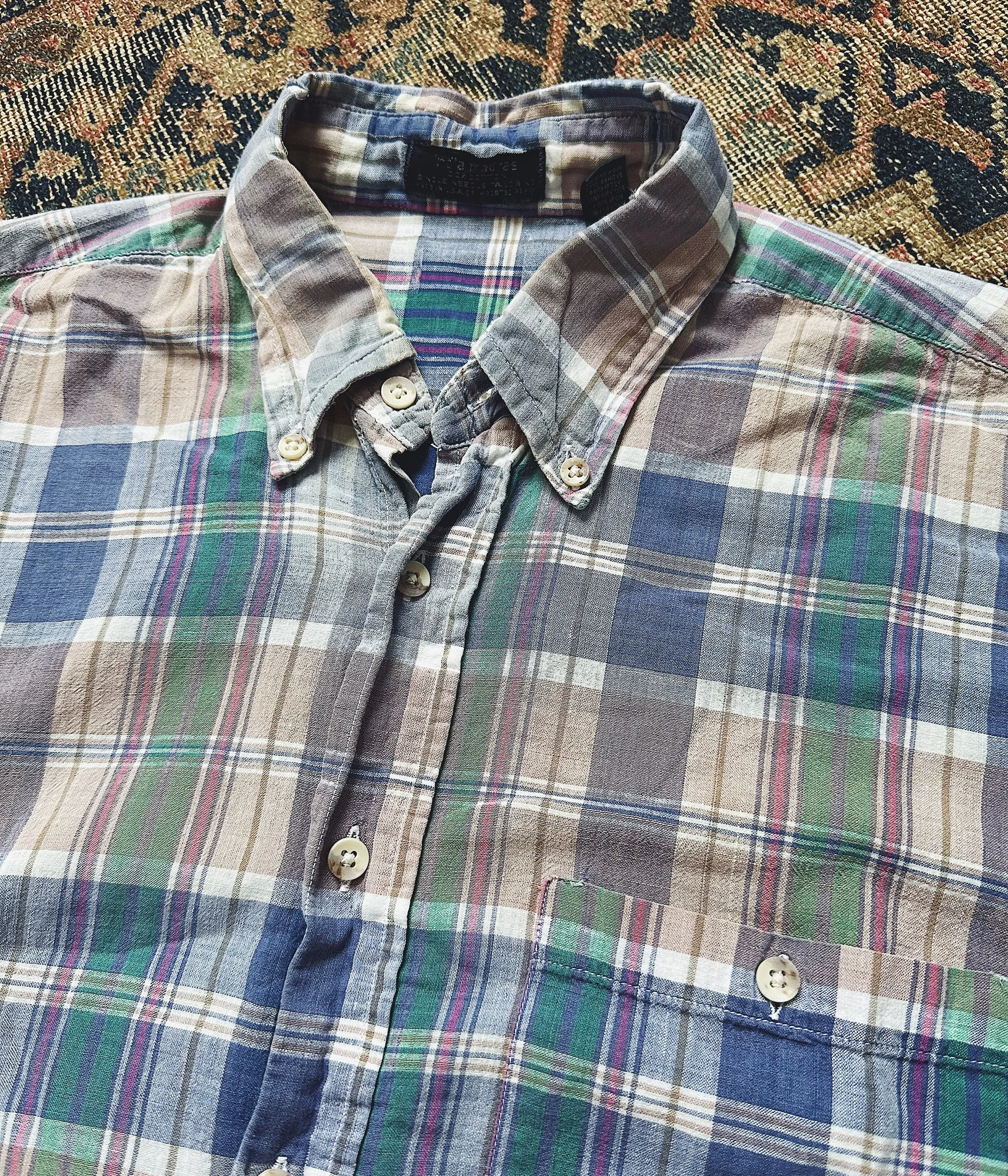 Vintage Madras Shirt
