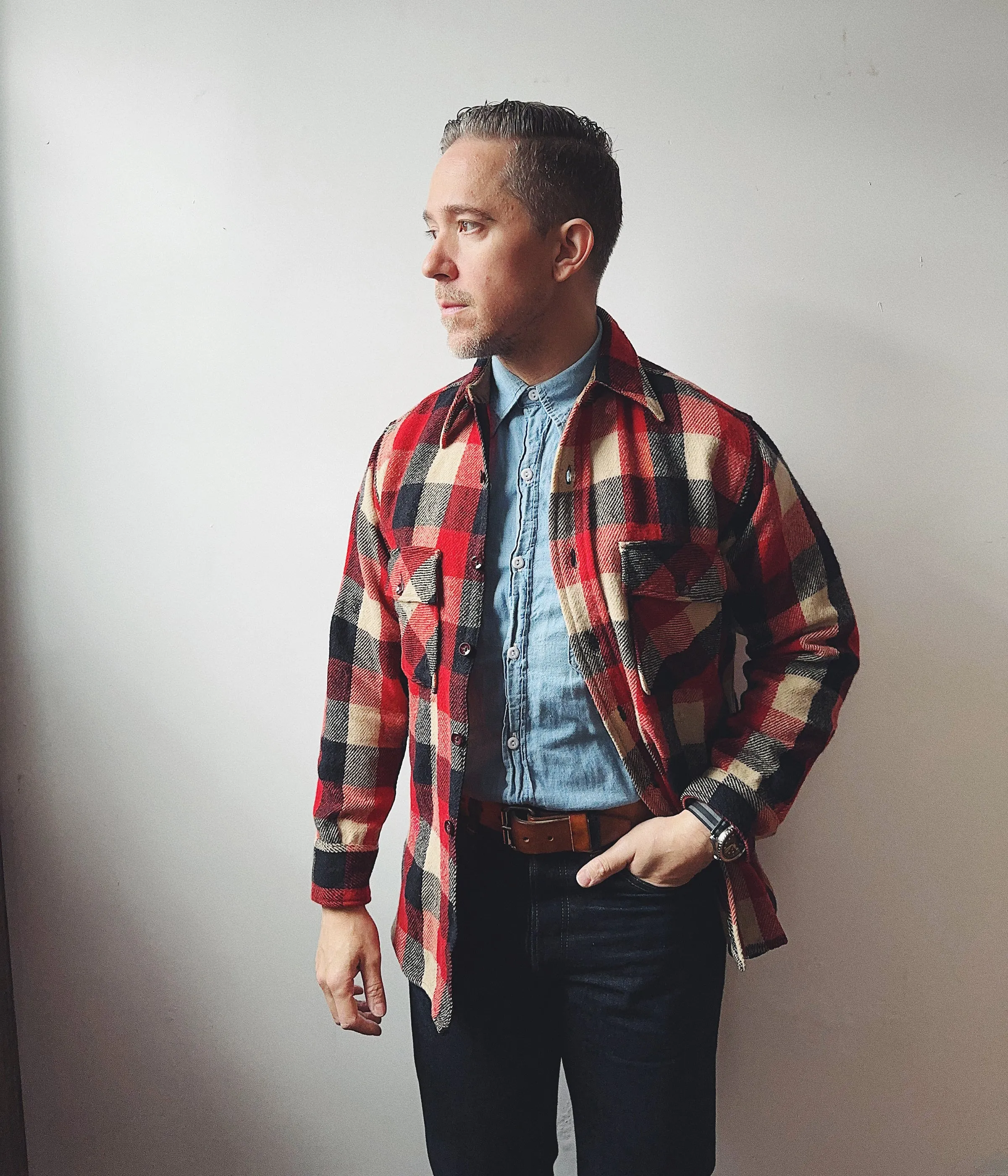 Vintage Pilgrim Wool Shirt – Medium