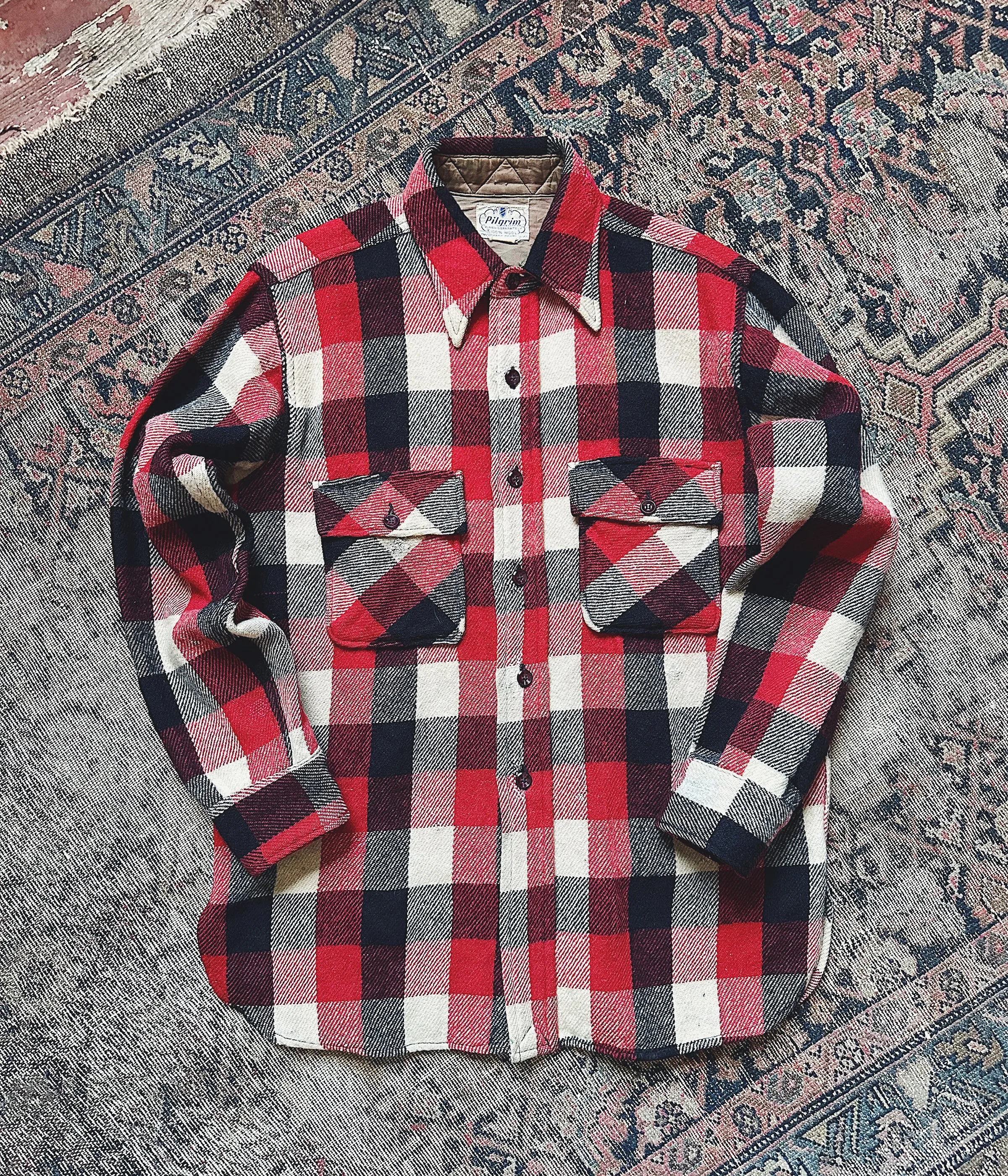 Vintage Pilgrim Wool Shirt – Medium