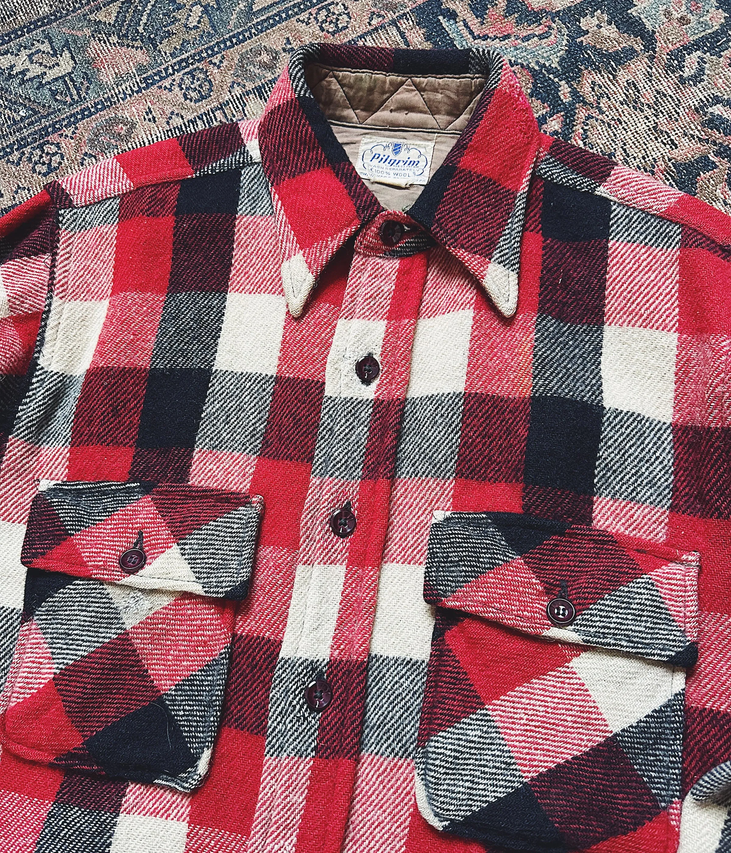 Vintage Pilgrim Wool Shirt – Medium