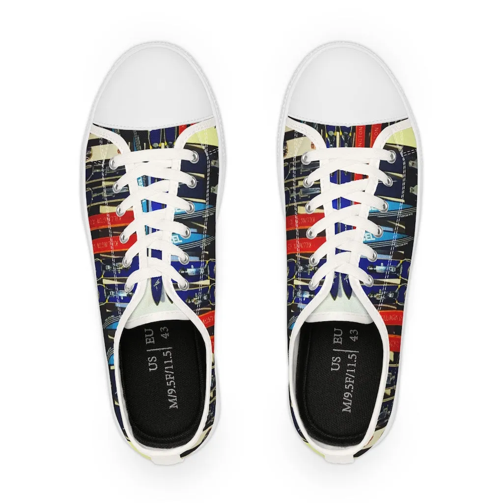 Vintage Skis - Low Top Sneakers