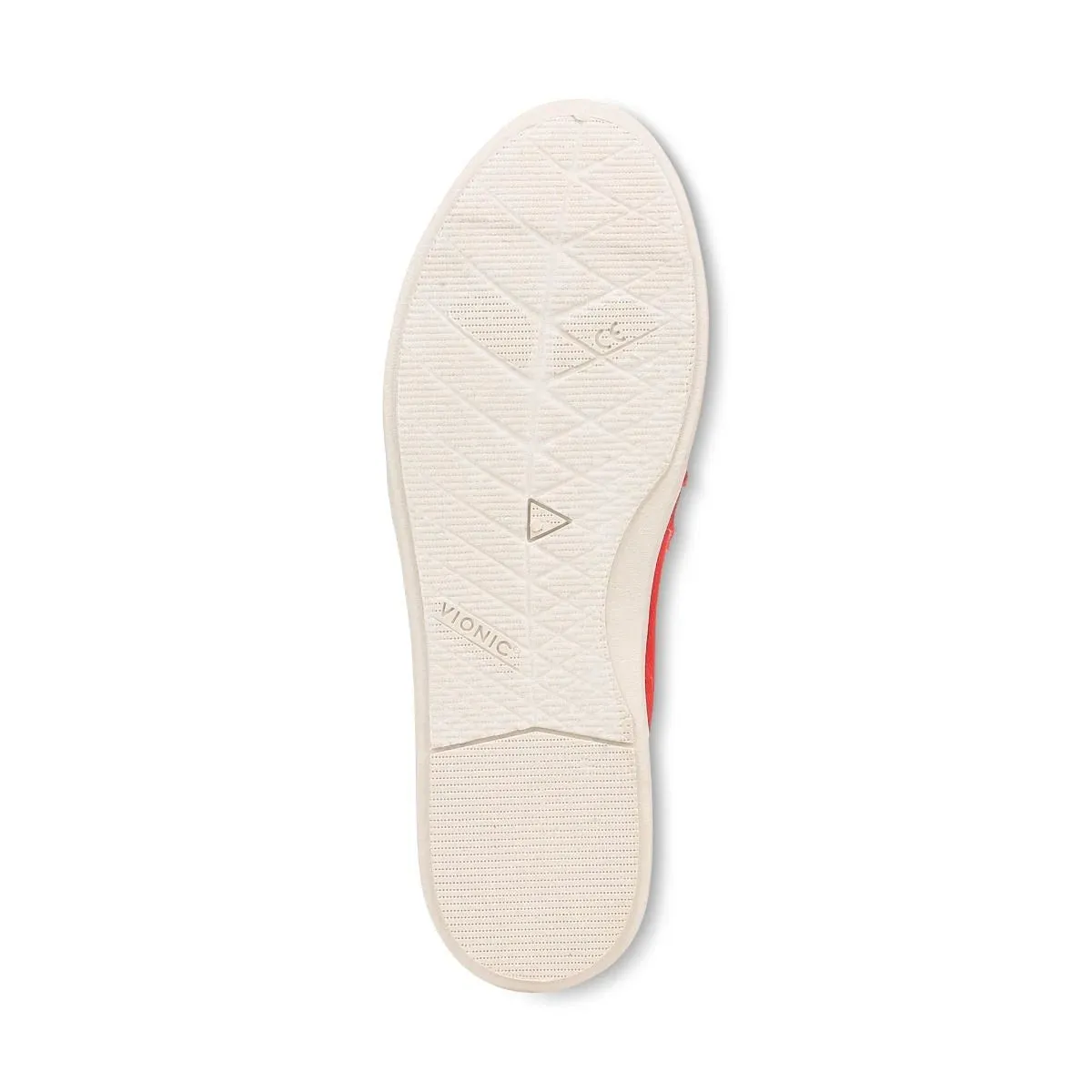 VIONIC PISMO RED CANVAS SLIP ON SNEAKER