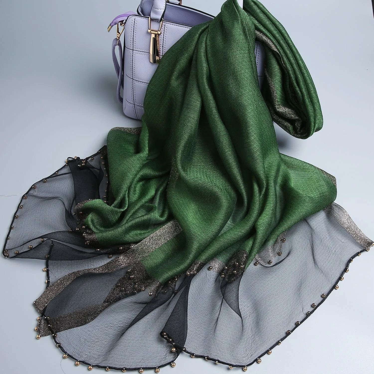 Vogue Silk Scarf Elegant Lady Casual Scarves Shawls for Women