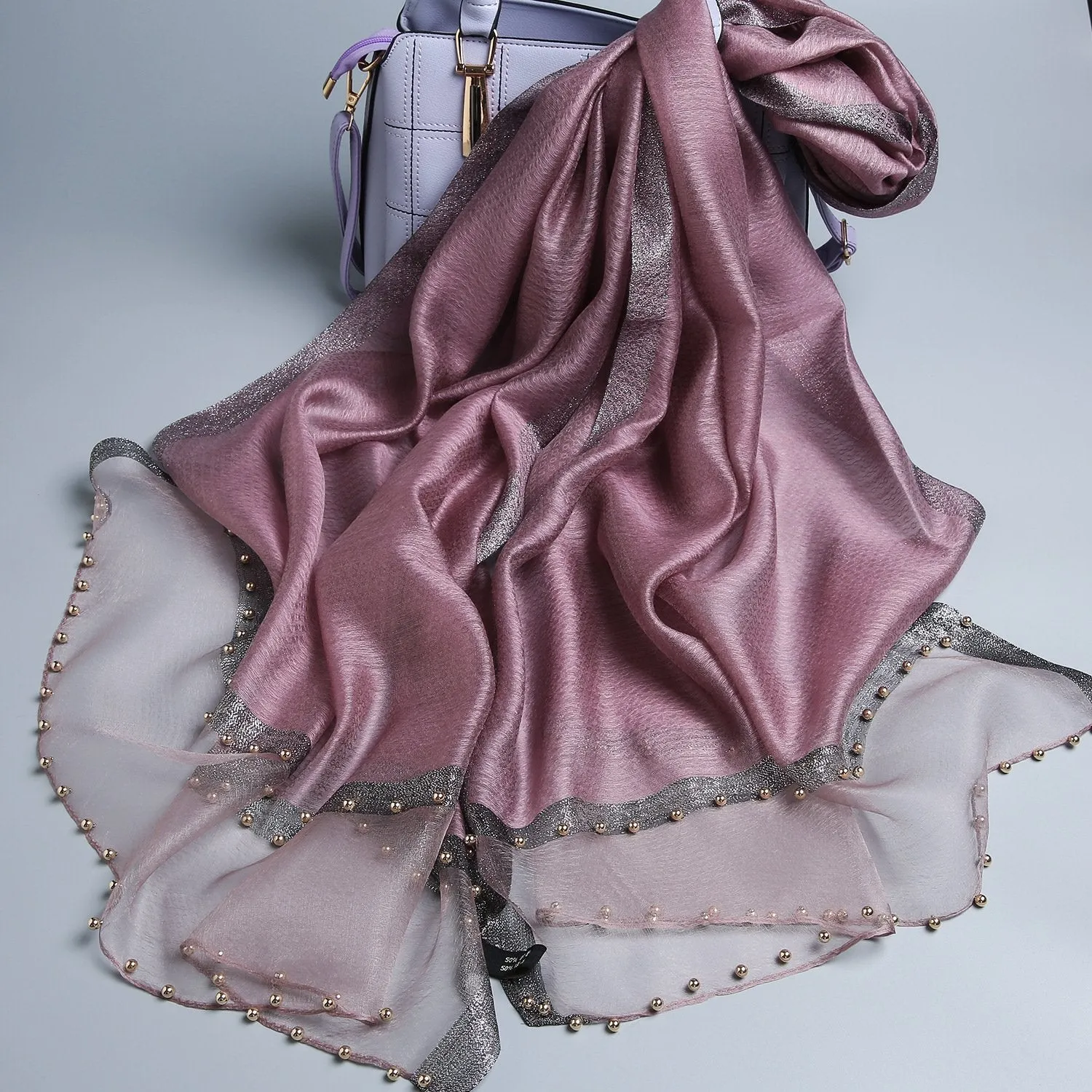 Vogue Silk Scarf Elegant Lady Casual Scarves Shawls for Women