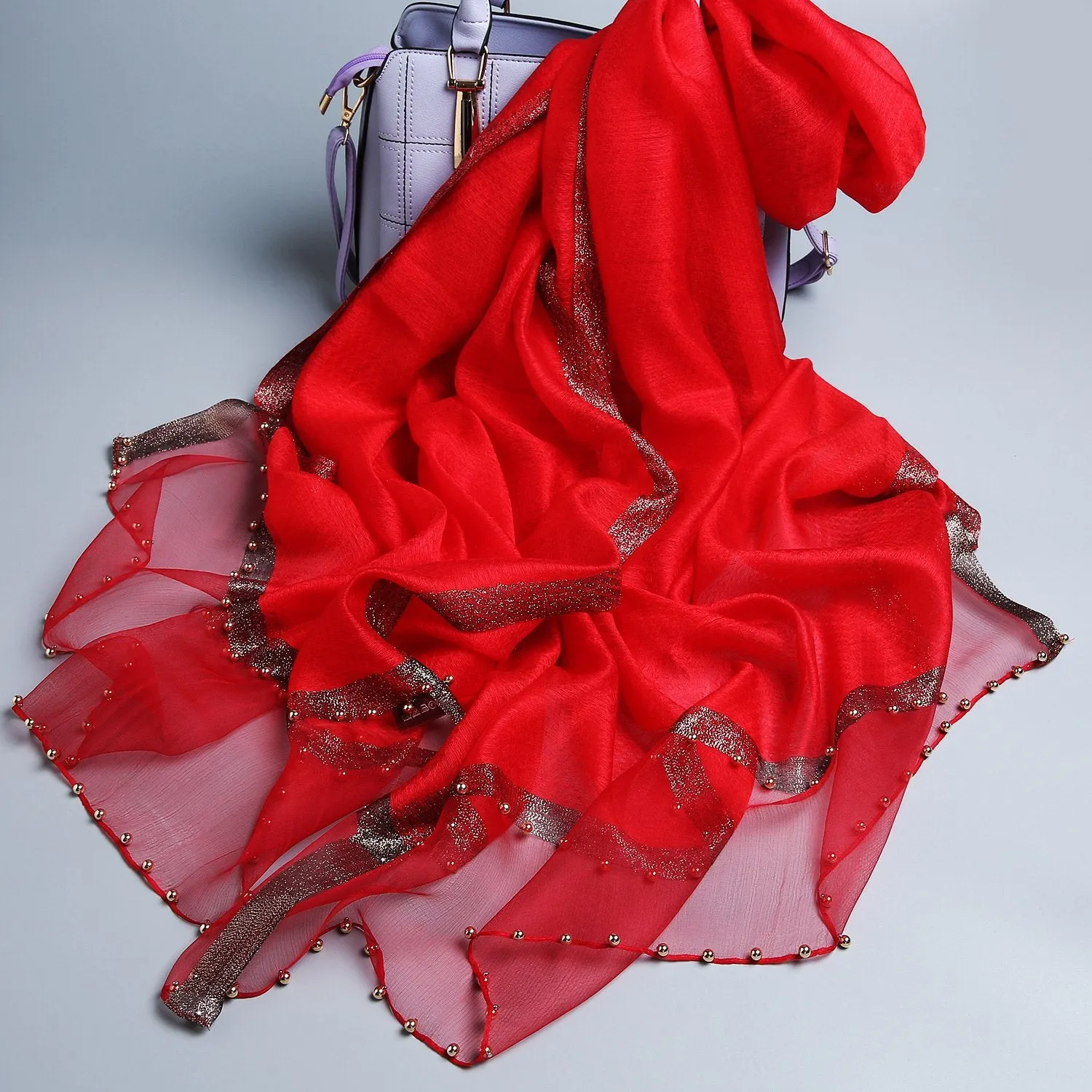 Vogue Silk Scarf Elegant Lady Casual Scarves Shawls for Women