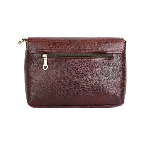 Walnut Brown Minimalist sling Bag – Chic Everyday Shoulder Bag (Walnut Brown)