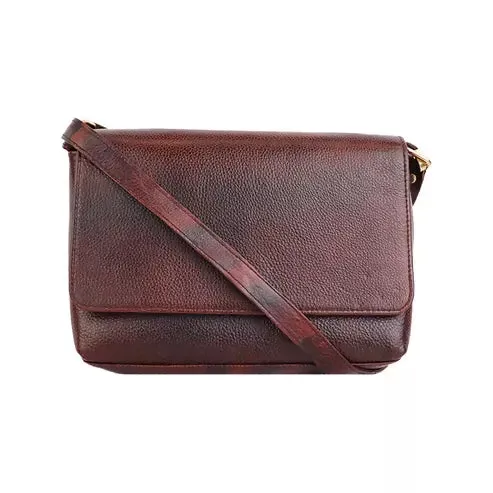 Walnut Brown Minimalist sling Bag – Chic Everyday Shoulder Bag (Walnut Brown)