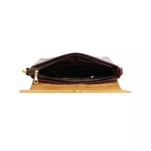 Walnut Brown Minimalist sling Bag – Chic Everyday Shoulder Bag (Walnut Brown)