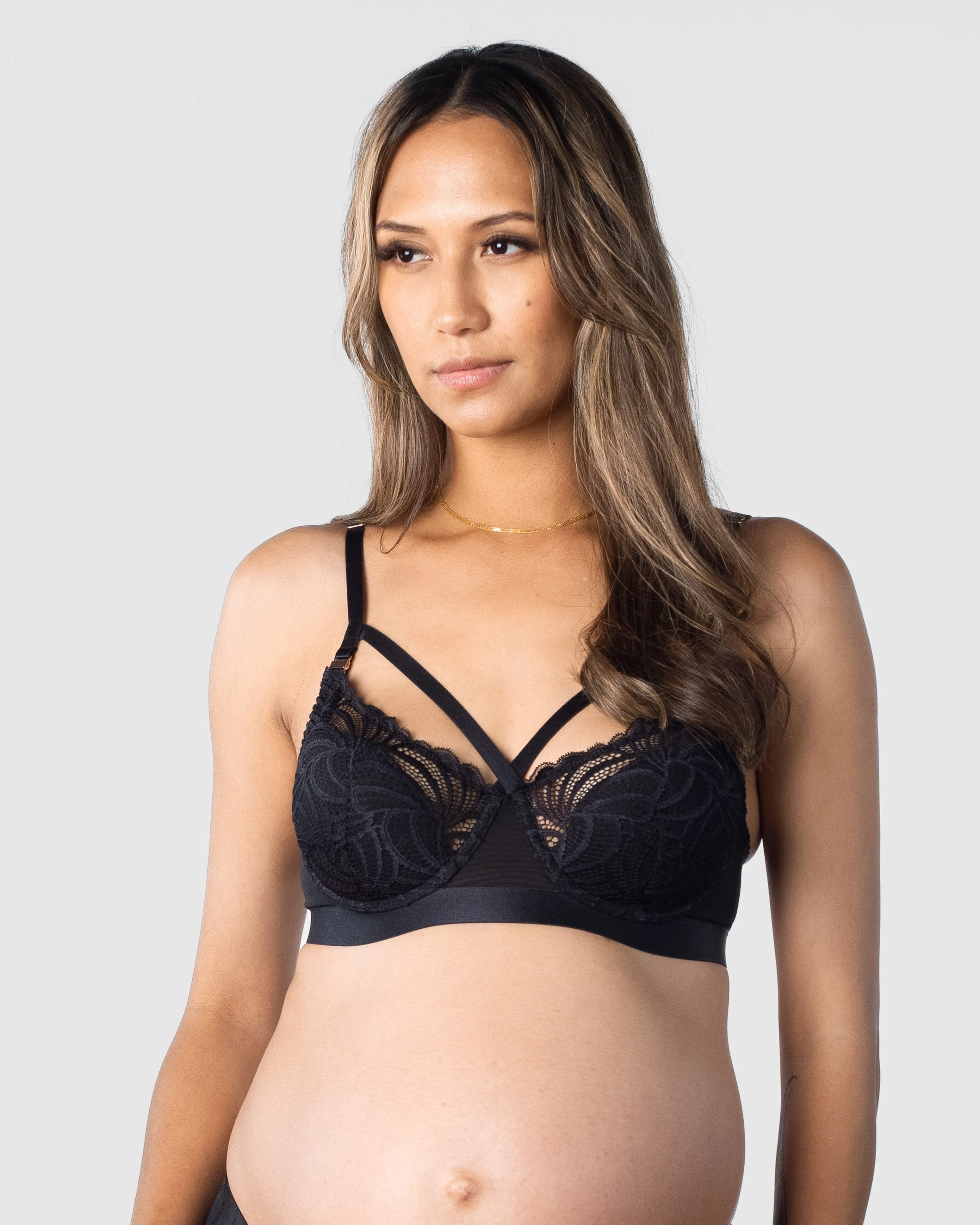 Warrior Balconette Nursing Bra - Black