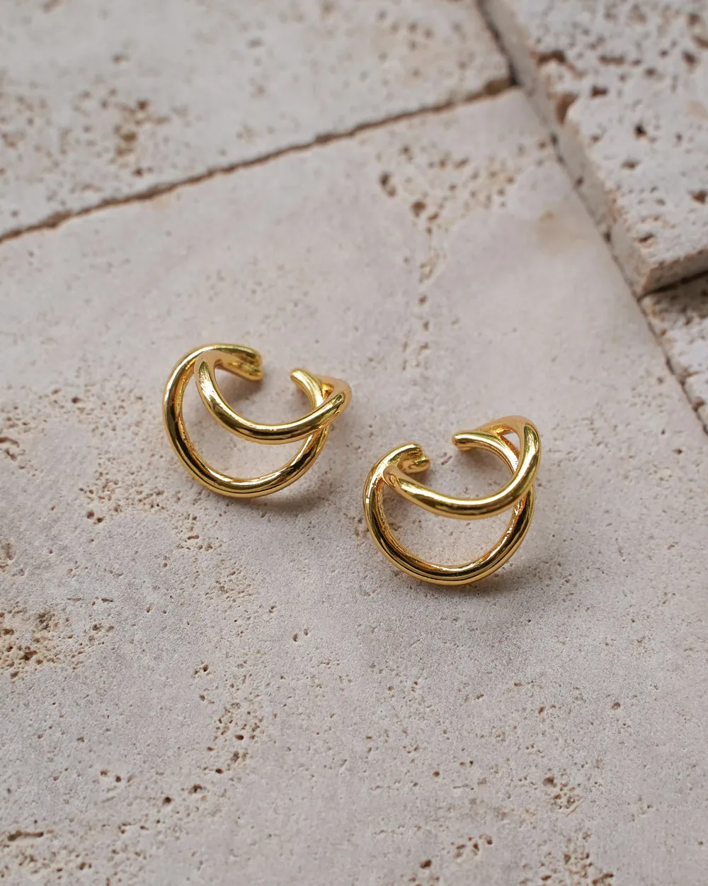 WAVE Ear Cuffs in Gold