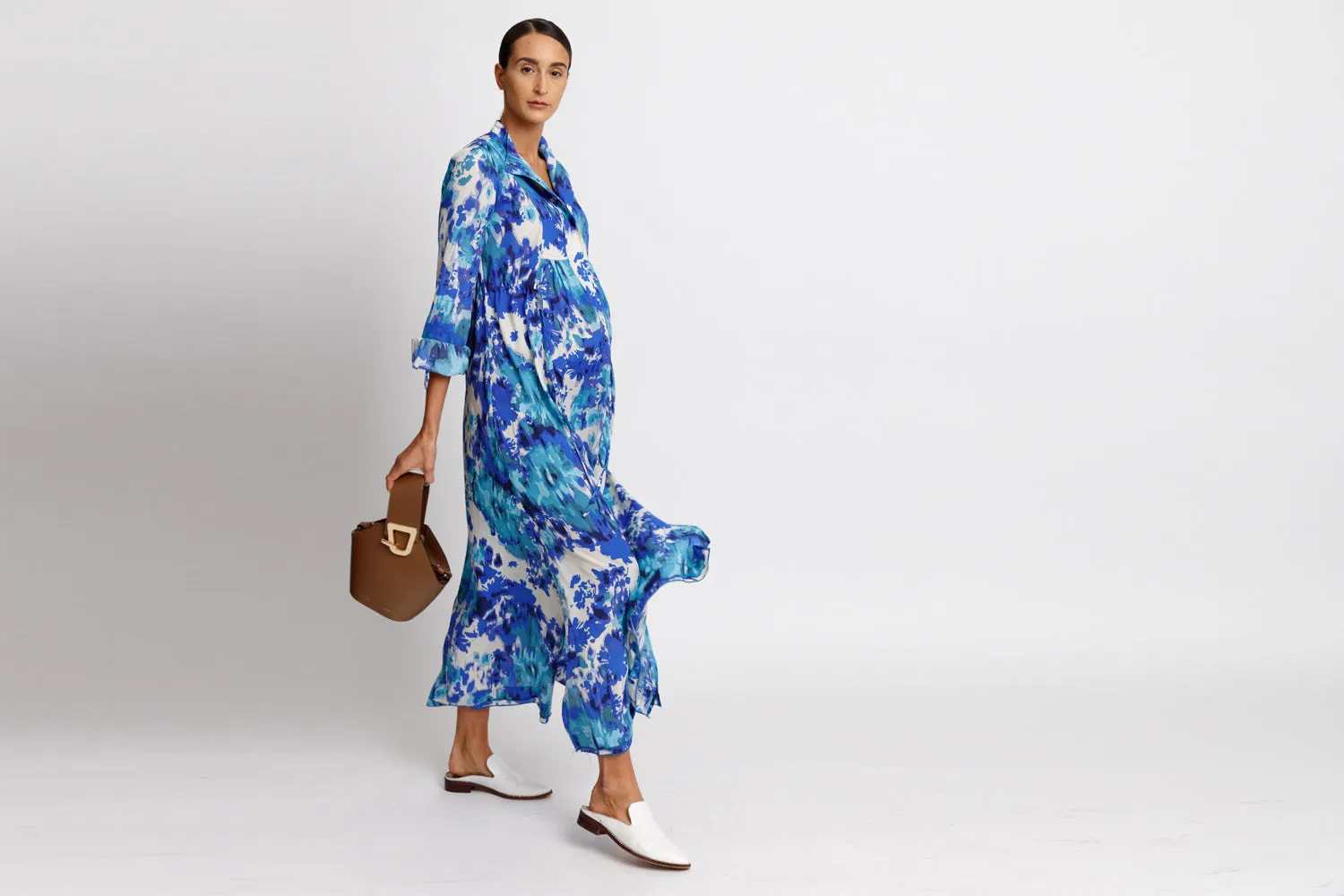 Wear Everywhere Maxi Dress - Blue Watercolor