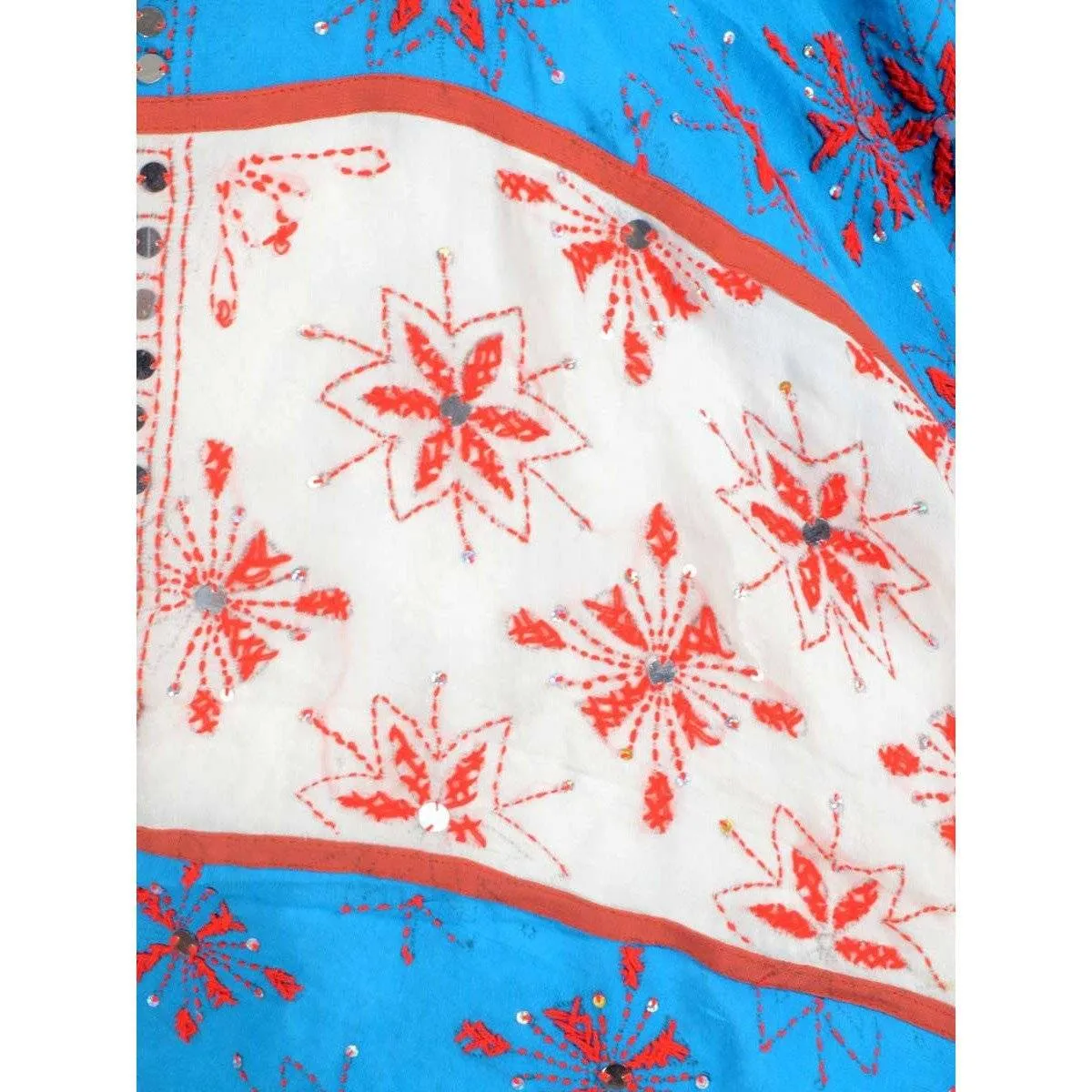 White & Blue Phulkari Dupattas, USA, UK, Canada