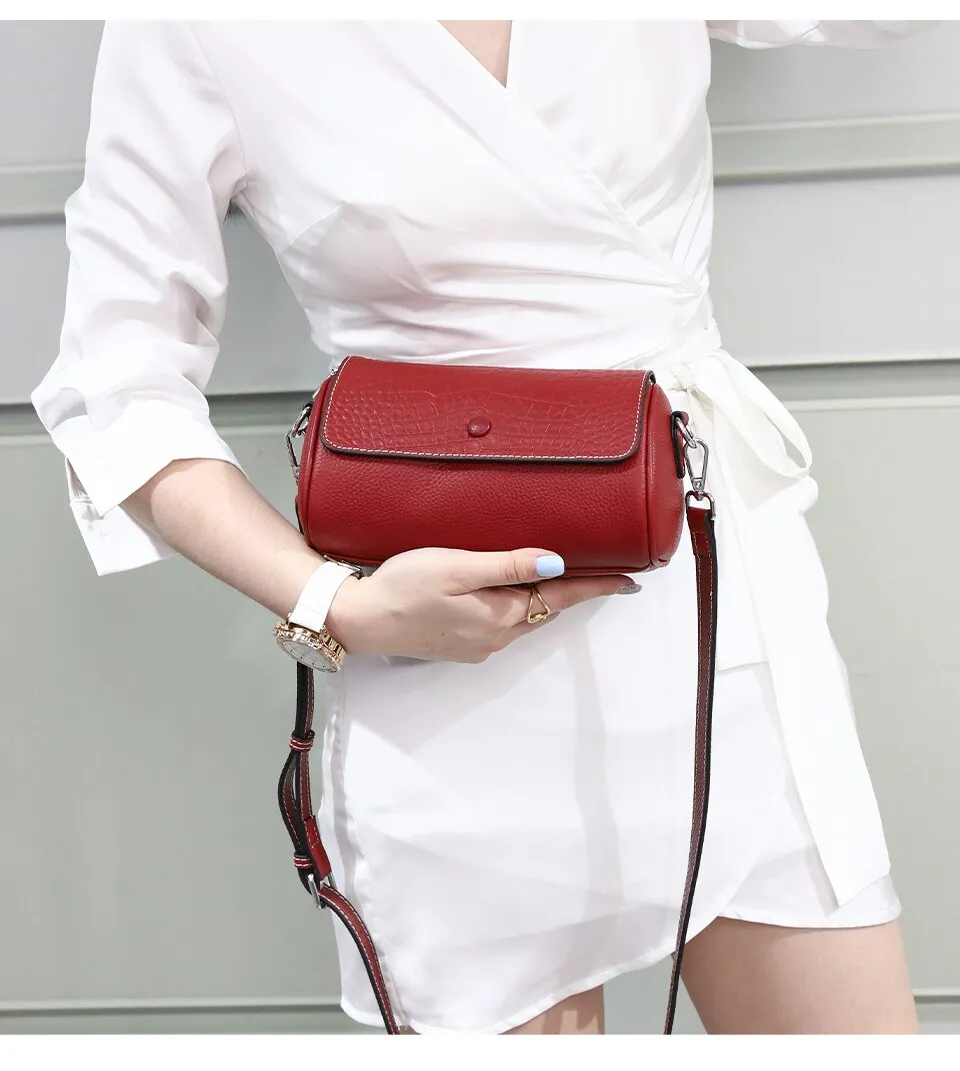 Women Leather Clutch Crossbody Bags