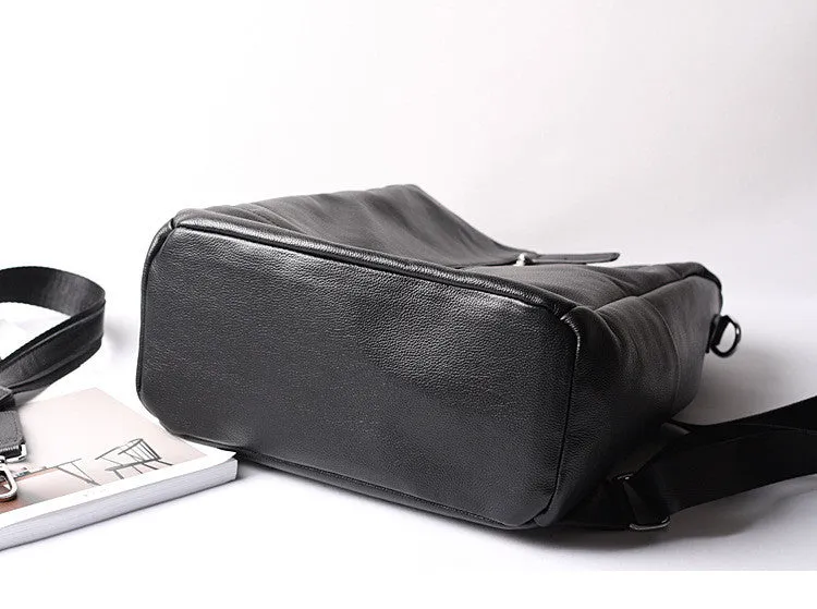 Women Leather Shoulder Bag, Convertible Backpack, Full Grain Leather Backpack Purse
