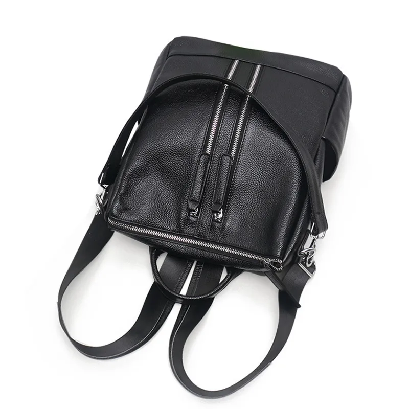 Women Leather Shoulder Bag, Convertible Backpack, Full Grain Leather Backpack Purse