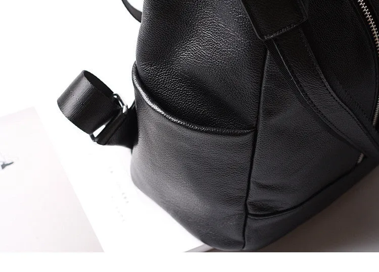 Women Leather Shoulder Bag, Convertible Backpack, Full Grain Leather Backpack Purse