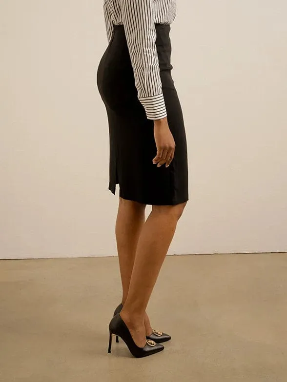 Women Pencil  Skirt Black
